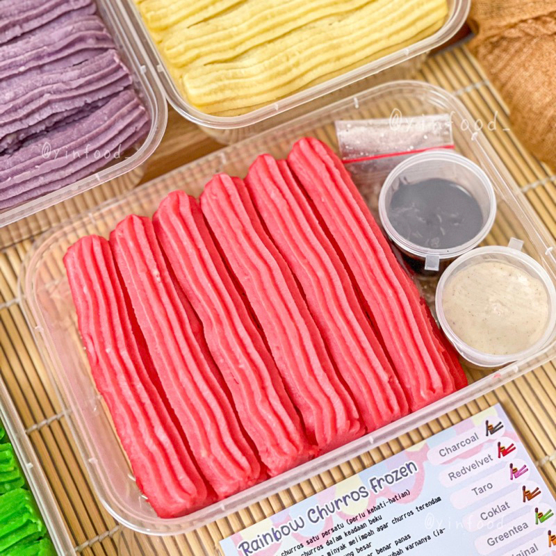

Churros Redvelvet - Churros Frozen - Churros Rainbow