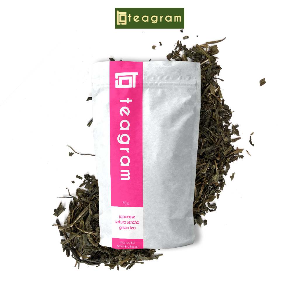 

TEAGRAM Teh Hijau Single Origin JAPANESE SAKURA SENCHA Kemasan 50gr Teh Seduh Rumahan Teh Seduh Kafe Daun Teh Hijau Asli Bukan Teh Bunga Mix Tea Blend Minuman Teh Sehat Diet Wanita