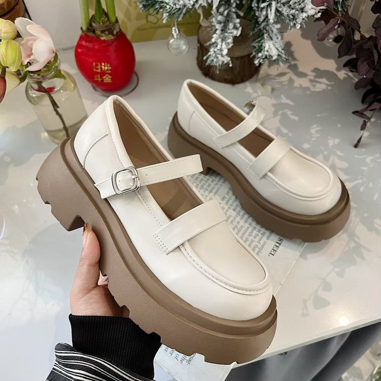 AVANCEID 1837 Heels Sepatu Sneakers Docmart Kerja Wanita Hitam Import