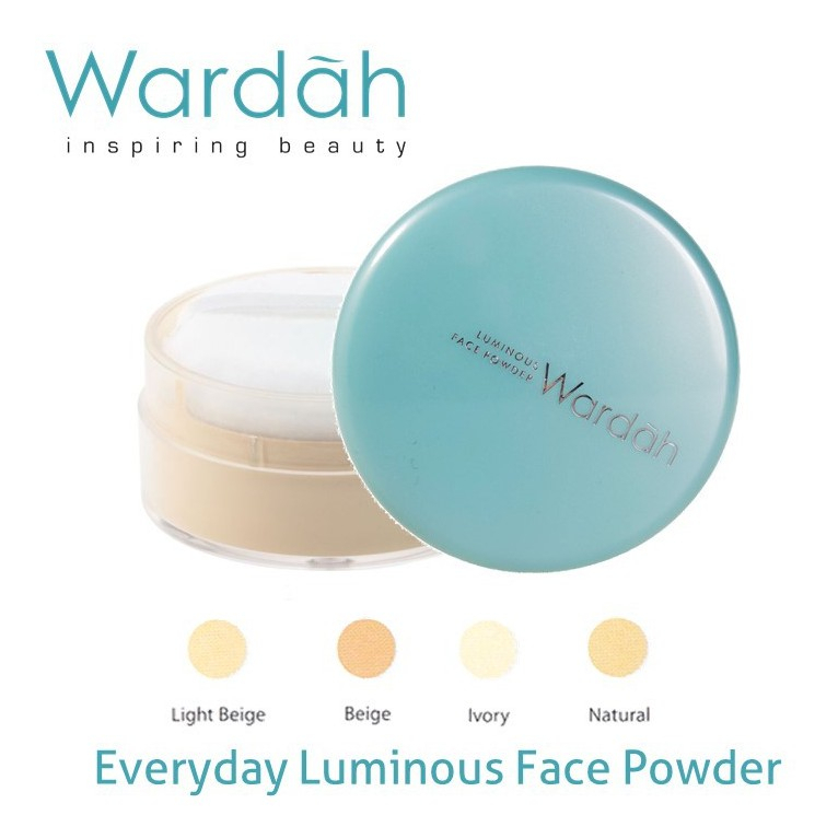 Wardah Everyday Luminous Face Powder 30gr | Loose Powder | Bedak Tabur