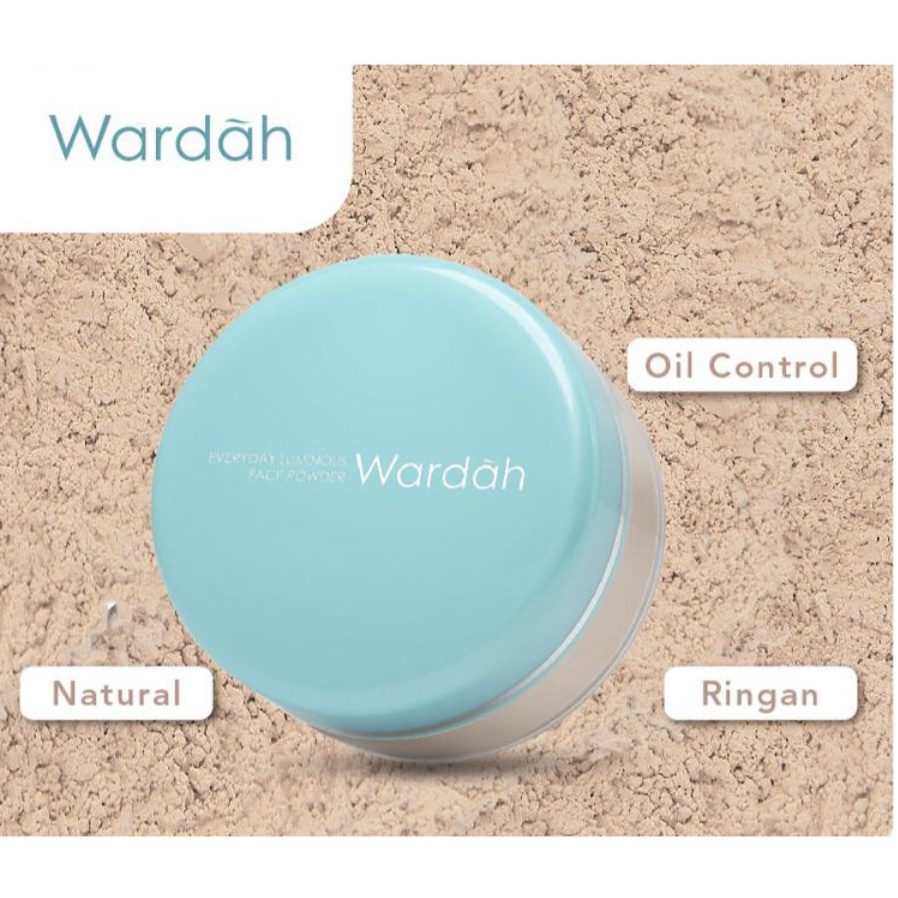 Wardah Everyday Luminous Face Powder 30gr | Loose Powder | Bedak Tabur