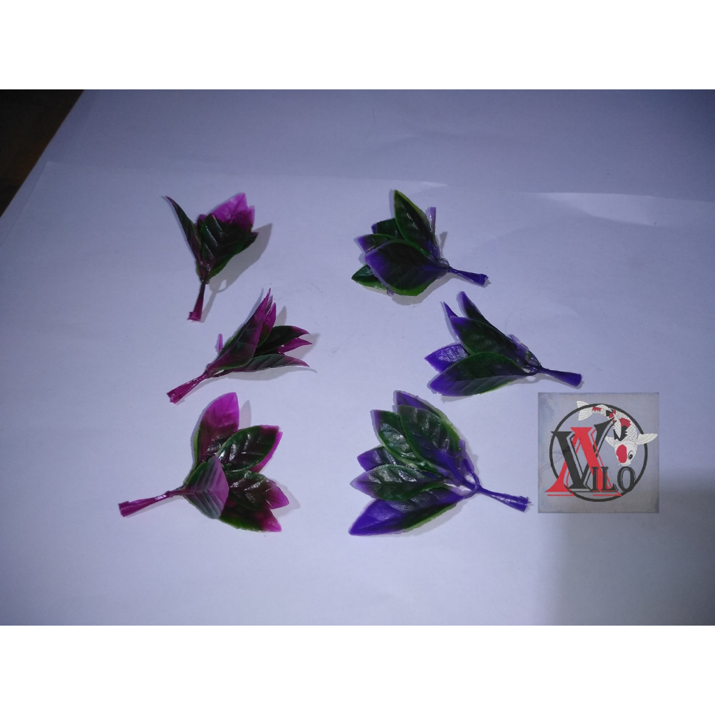 100 gram daun plastik palsu silvi kecil artificial