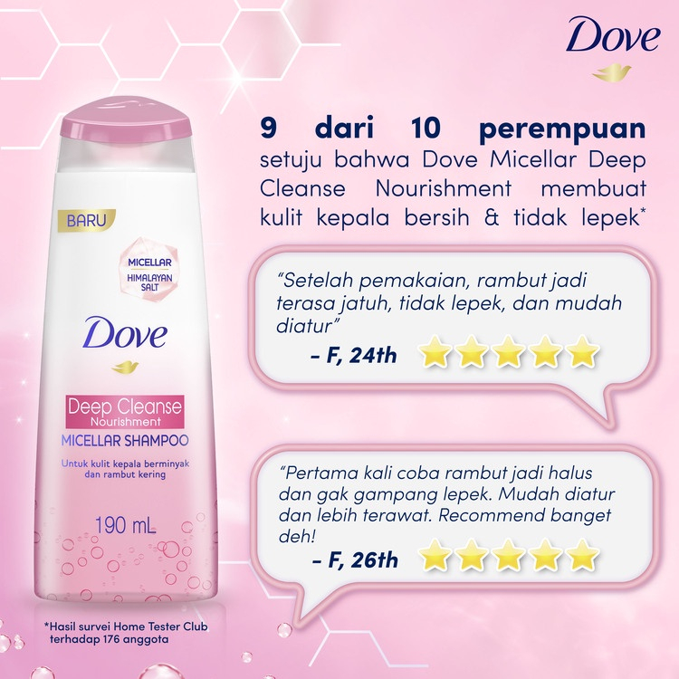 Dove Micellar Shampo 190ml