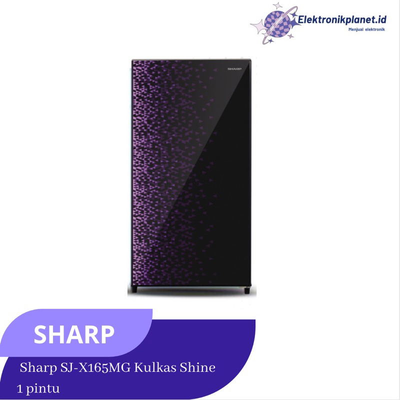 Sharp SJ-X165MG Kulkas Shine 1 pintu