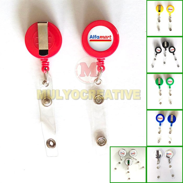 ID Card Yoyo Kasir Alfamart Gantungan Murah ID Card Holder Logo Alfamart