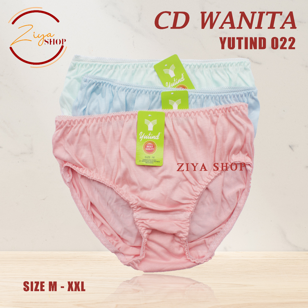 Grosir [ 6- PCS] celana dalam yutind 022 | cd yutind | celana dalam wanita