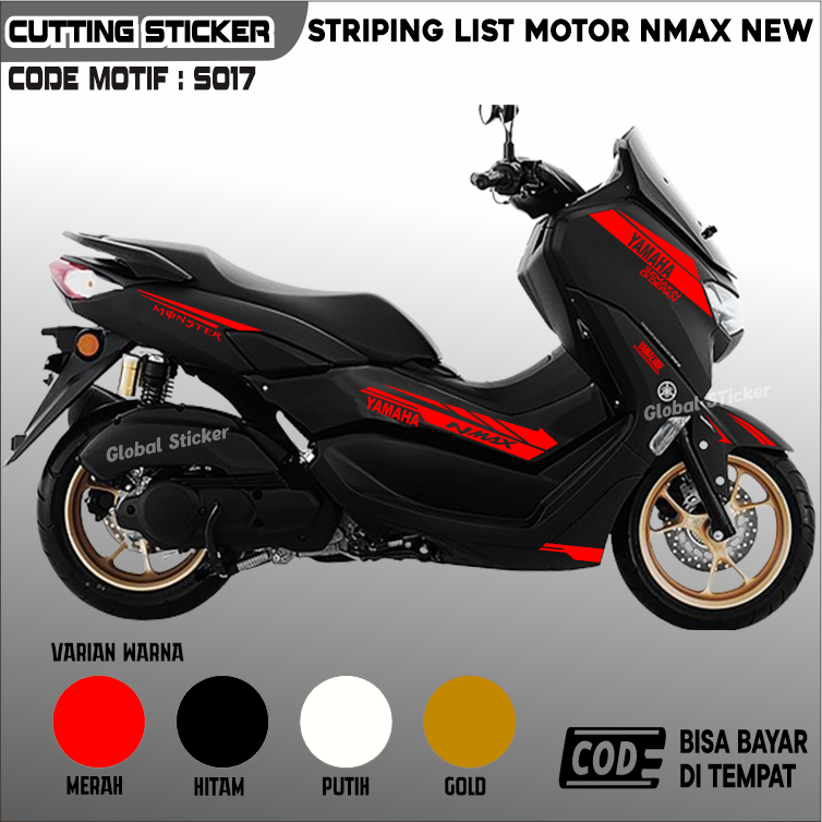 cutting stiker striping nmax-stiping motor-sticker yamaha nmax- sticker motor nmax - sticker nmax 15