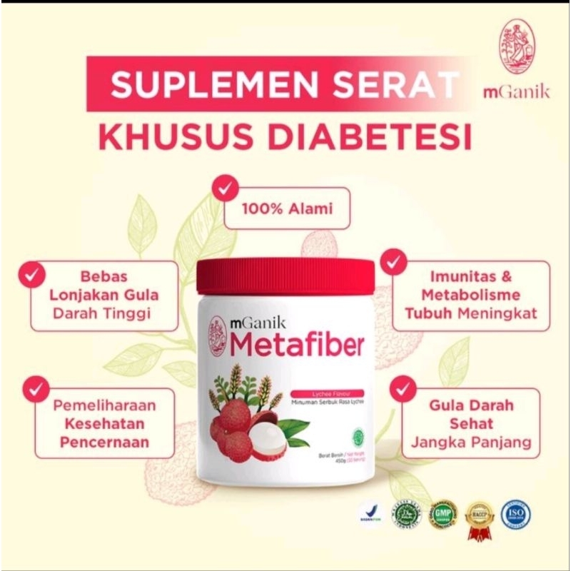 MGANIK 3PEPTIDE DAN METAFIBER LYCHEE