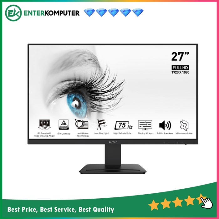 Monitor MSI Pro MP273 27&quot; FHD 75Hz IPS