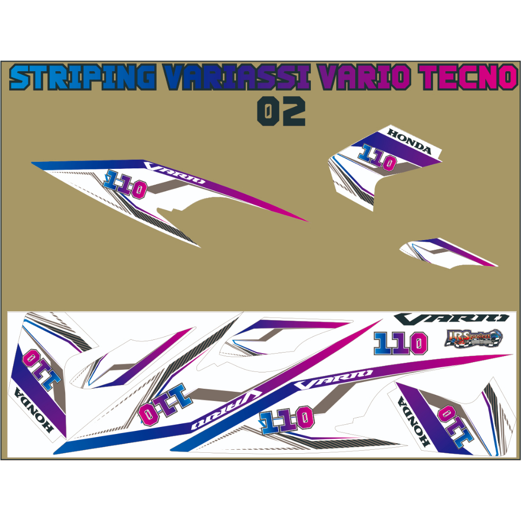 Jual Striping VARIO TECHNO 110 - Stiker VARIO TECHNO 110 List Variasi Motor STICKER VARIO