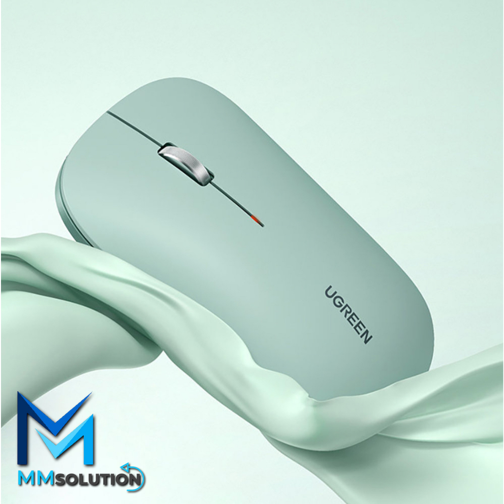 Ugreen Mouse Wireless &amp; Bluetooth Silent Slim 2.4G 4000 DPI Laptop