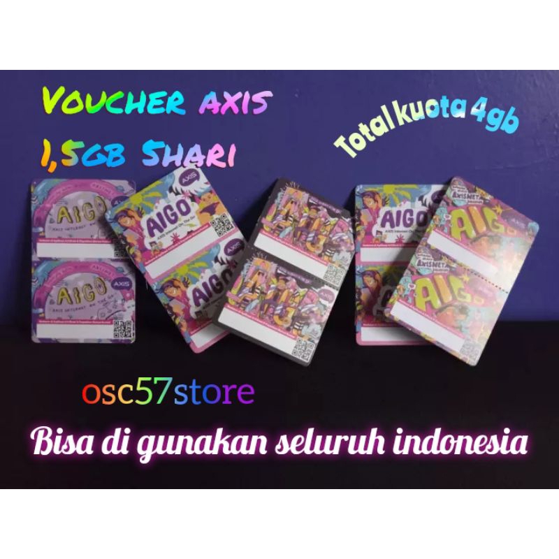 voucher data axis 1gb 5hari (20pcs)