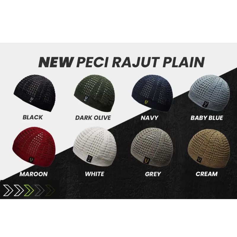 peci uhud basis rajut