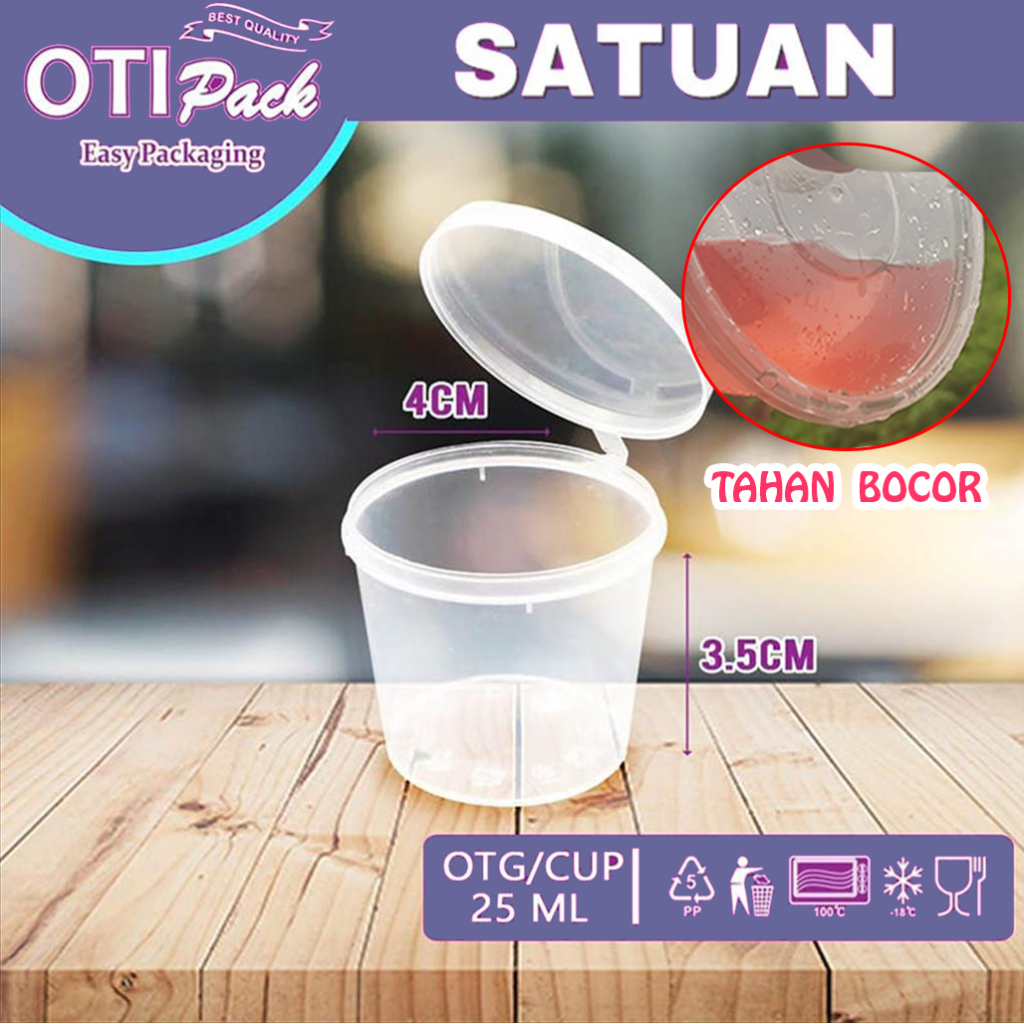 Thinwall Satuan/ Thinwall Cup  Saus 25ml Thinwall Otipack OTGS25