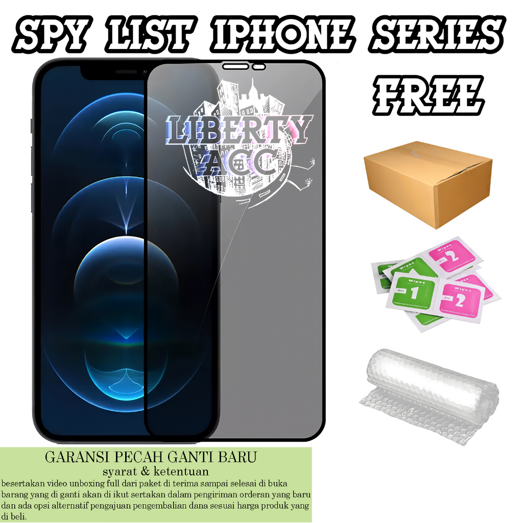 tempered glass spy list iphone 6 7 8 6+ 7+ 8+ X Xs Xr 11 11 pro 11 pro max xs max 12 12 pro 12 pro max 13 13 pro 13 pro max 14 14 pro 14 pro max