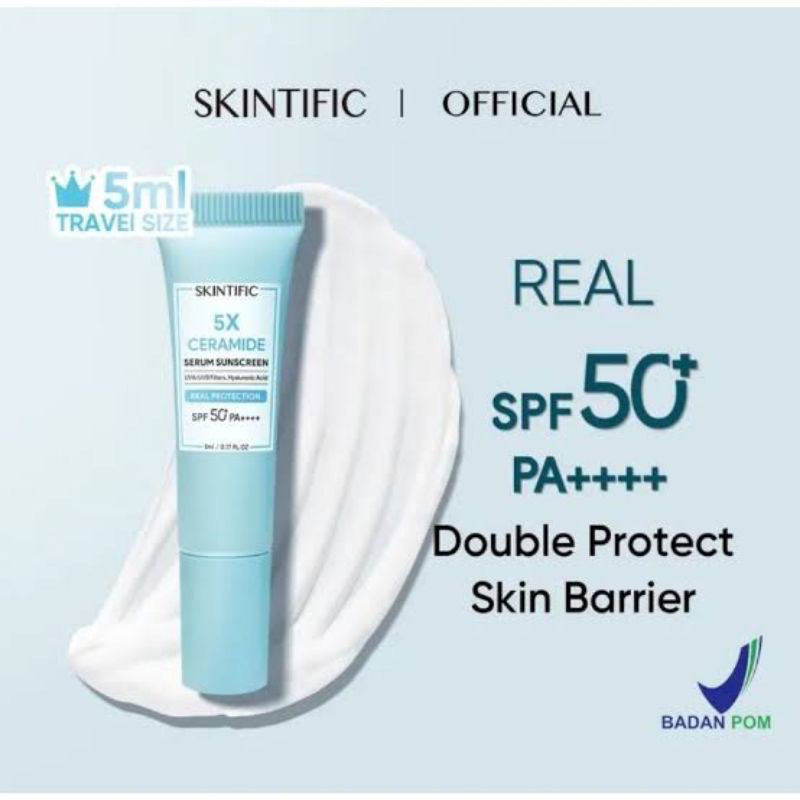 SKINTIFIC 5X Ceramide Serum Sunscreen SPF50 PA++++