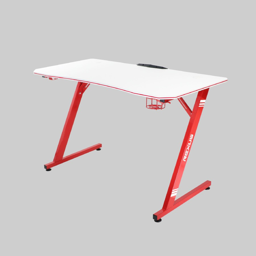 Rexus Gaming Desk DIRA RGB Lighting RXD 120 - WHITE RED