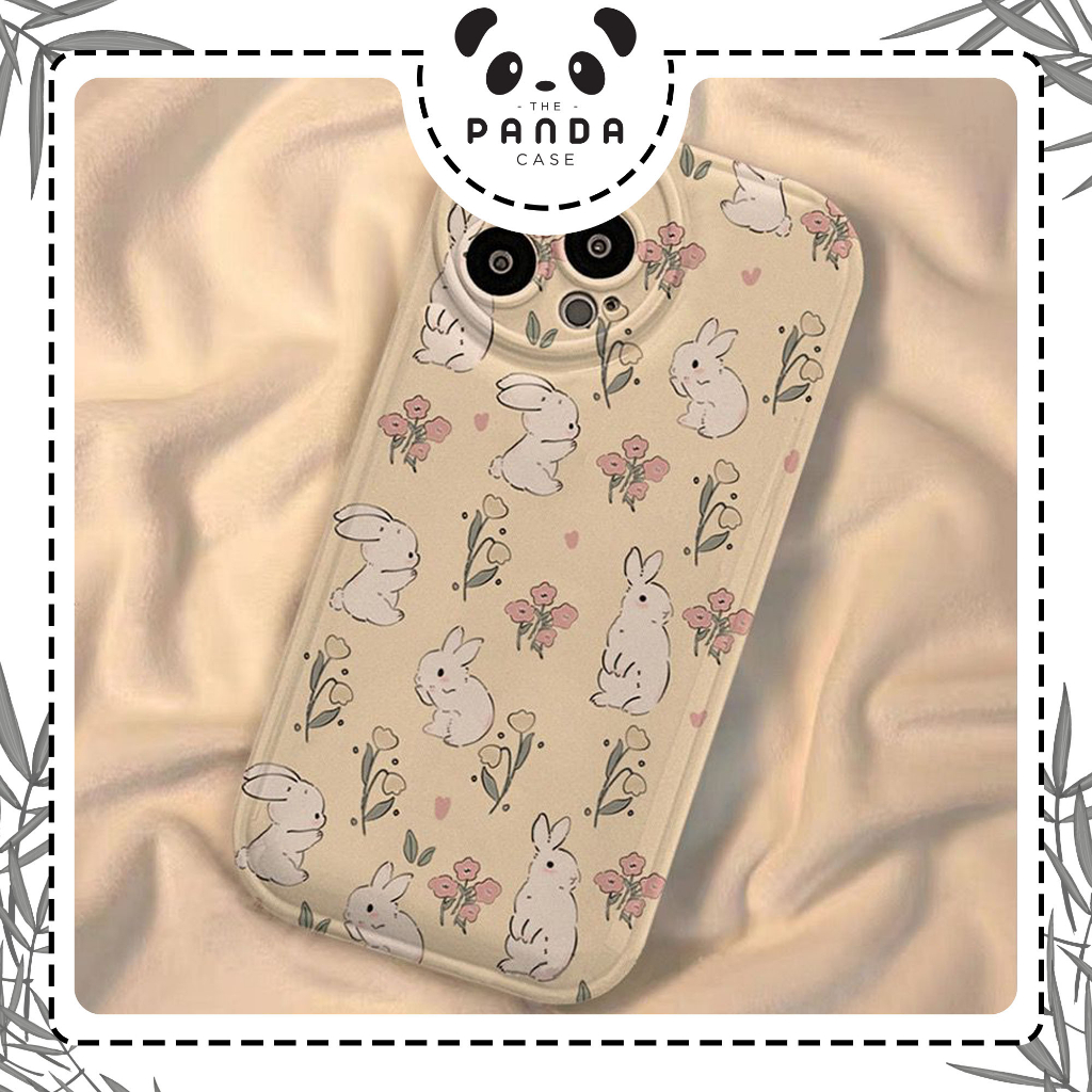 [ TPC ] Soft Case Rabbit Case For iPhone7 8 Plus X XS MAX XR 11 12 13 14 PRO MAX PLUS - IP075