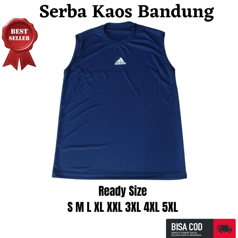 Jersey Badminton Jersy Set Baju Kaos Atasan Tanpa Lengan Tangan Lektong Lekmong Olahraga Polos Tim T