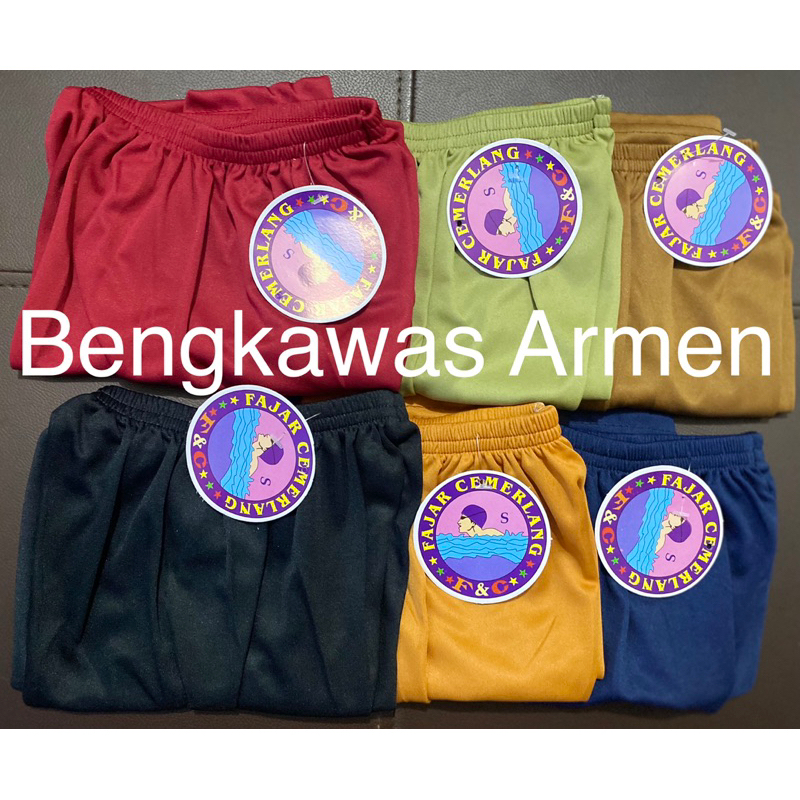 [6 PCS] FAJAR CEMERLANG - Celana Pendek Shortpant Anak Dewasa Remaja Wanita Merek Fajar Cemerlang Mu