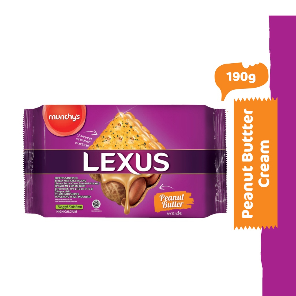 

PROMO GD2 TANGGAL 20 - 22 FEBRUARI [190 Gram] Munchy's Lexus Peanut Family Pack 190 gr