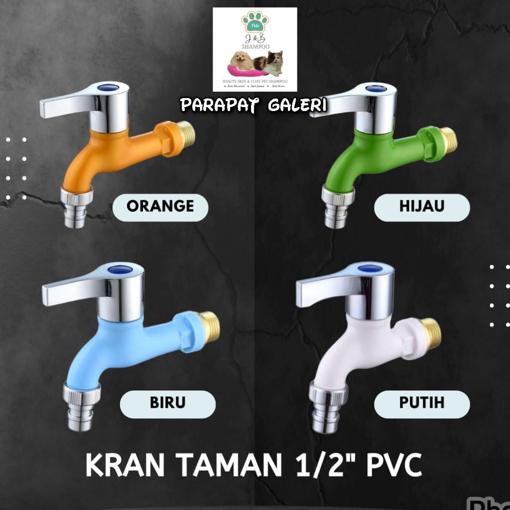Keran Air Tembok ABS - Kran Taman Mesin Cuci Tahan Korosi 1/2 inc