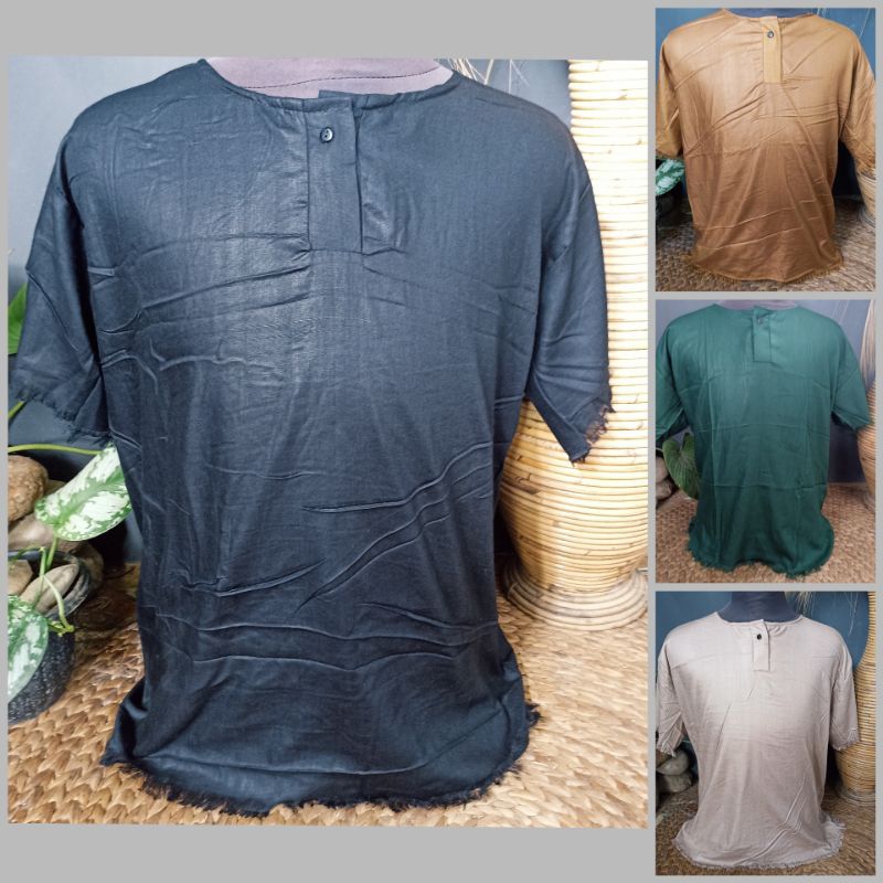 KAOS POLOS BAJU BALI BAHAN RAYON ADEM DAN HALUS