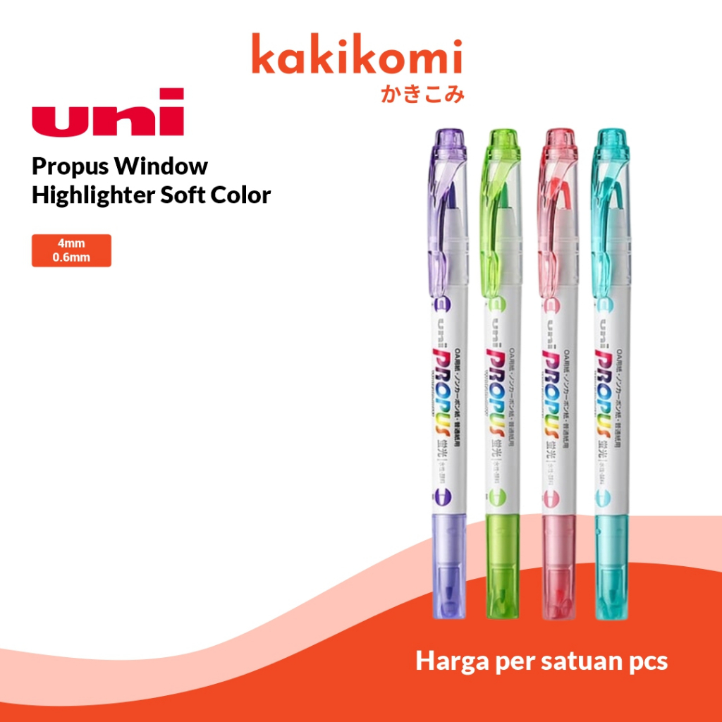 

Uni Propus Window Color Dual Double Sided Highlighter Stabilo