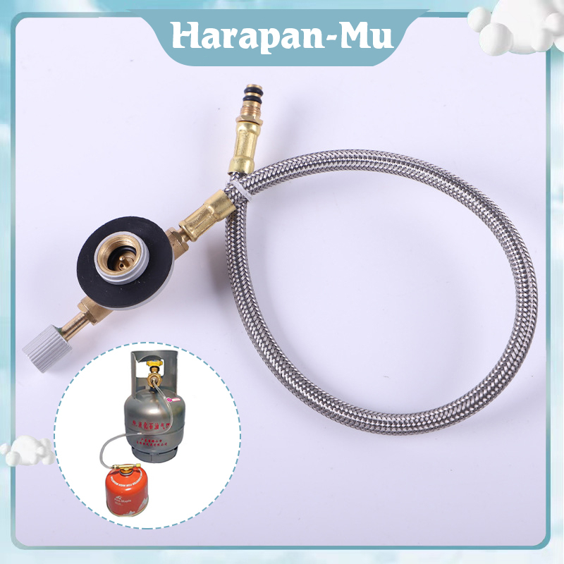 CANISTER GAS PORTABEL REGULATOR SELANG GAS KOMPOR CAMPING KATUP PENGALIH TANGKI GAS CAIR MENGISI