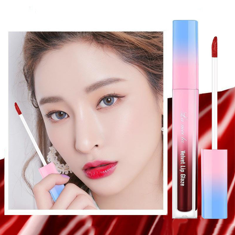 Lameila Silky Velvet Lip Gloss Glaze Moisturizing Liquid Lipstick Waterproof Long Lasting / TS-103