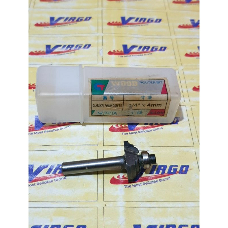 MATA PROFIL ROUTER TRIMMER KAYU CLASSICAL ROMAN OGEE BIT 1/4" x 4MM