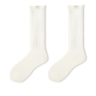 Women's Plain Color Calf Socks 8021