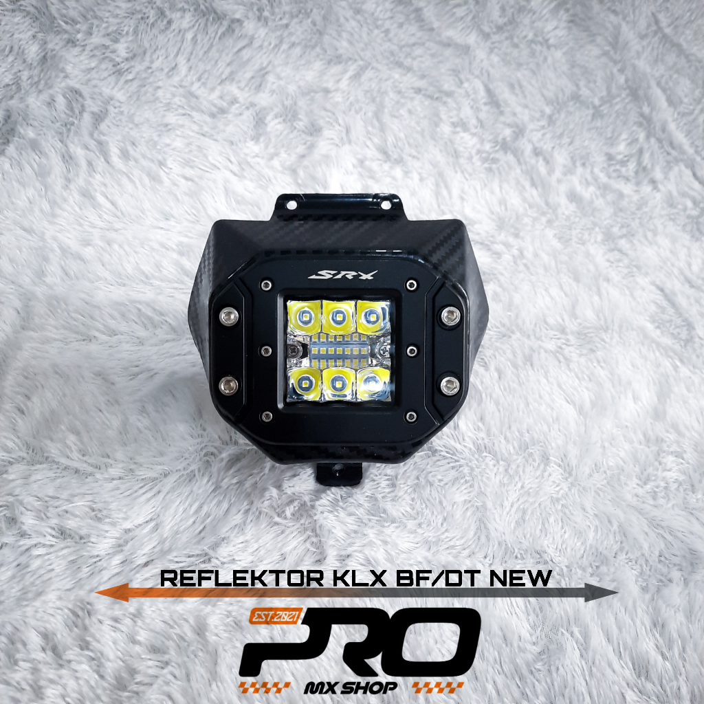 REFLEKTOR LED KLX150 BF DTRACKER BATOK LAMPU KLX150 SUPERMOTO TRAIL