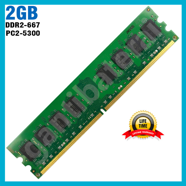 Longdimm Ram PC Komputer 2GB DDR2 PC2-5300