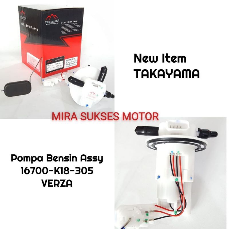 FUEL PUMP MOTOR VERZA LAMA POMPA BENSIN ASSY VERZA OLD 1 SET KOMPLIT