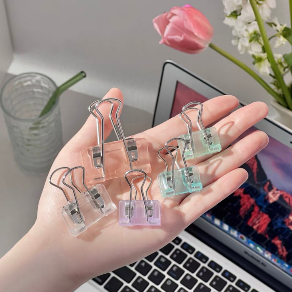 

1pc Klip Binder Paper Clip Pastel Aesthetic / Klip Kertas Warna Pastel