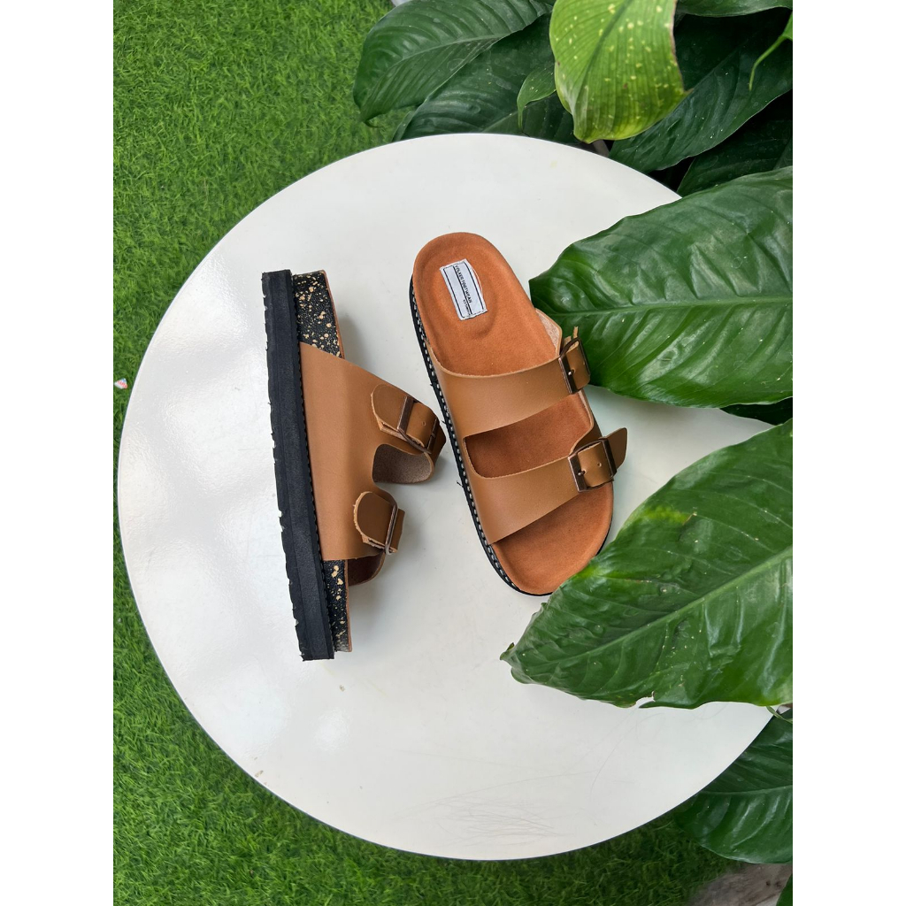Sandal kasual pria/wanita asska TAN