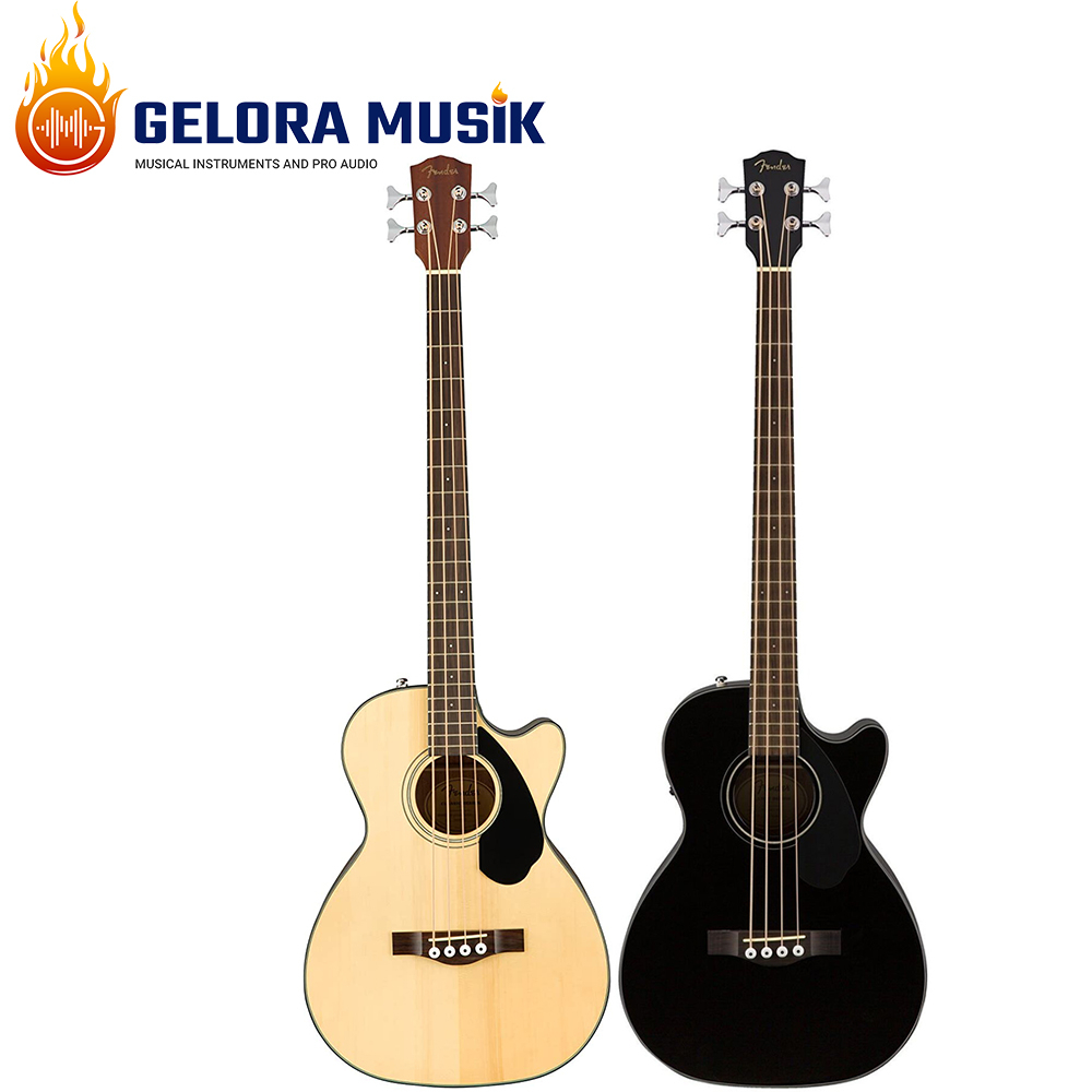 Gitar Bass Akustik Fender CB-60SCEw Cutaway & Electronics, Laurel FB,