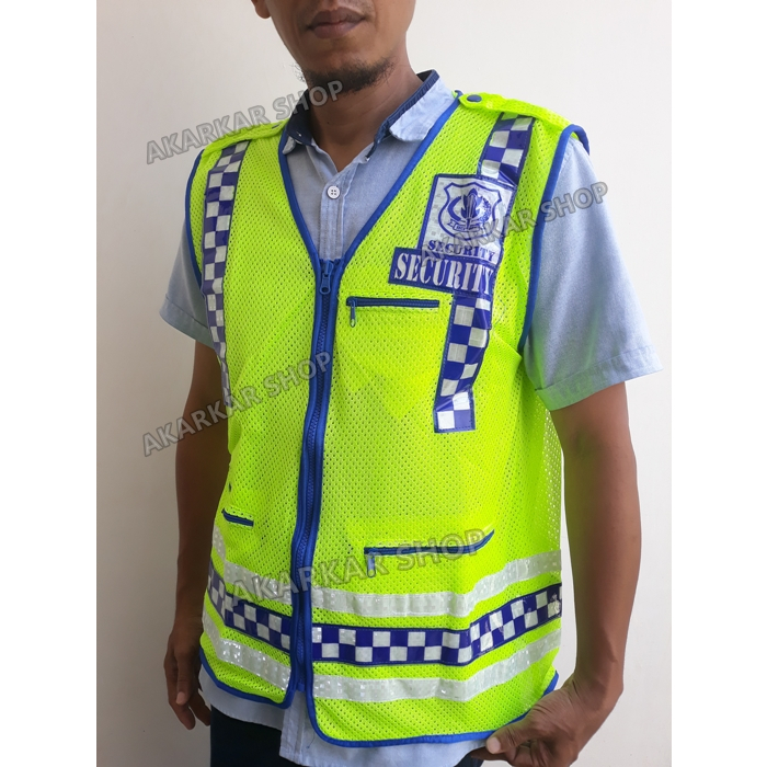 RJ Rompi Jaring Security Scotlight l Vest Satpam l Jala Satpam l Rompi Security Scotlight