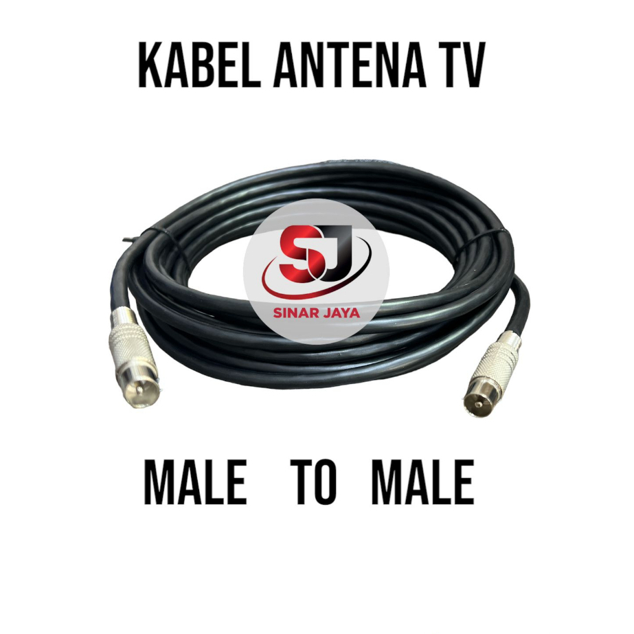 KABEL JUMPER ANTENA SAMBUNGAN TV DIGITAL COCOK UNTUK SET BOX PANJANG 15-3OM