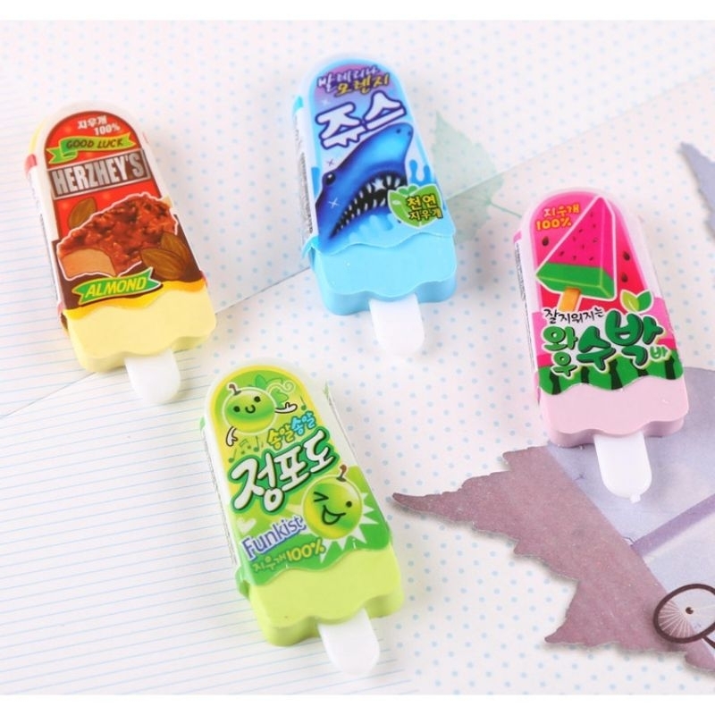 

PENGHAPUS PENSIL KIDS ANAK BENTUK ICE CREAM / ERASER PENCIL