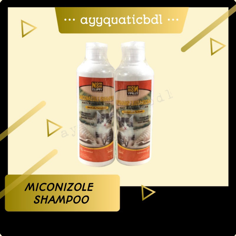 Shampoo Miconazole Nom Nom Cluppy ampuh untuk Jamur Kutu