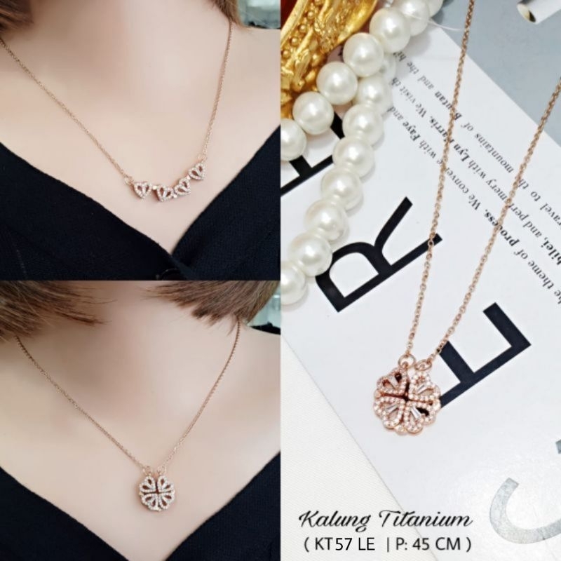 Kalung Titanium Wanita KT56-57 LE