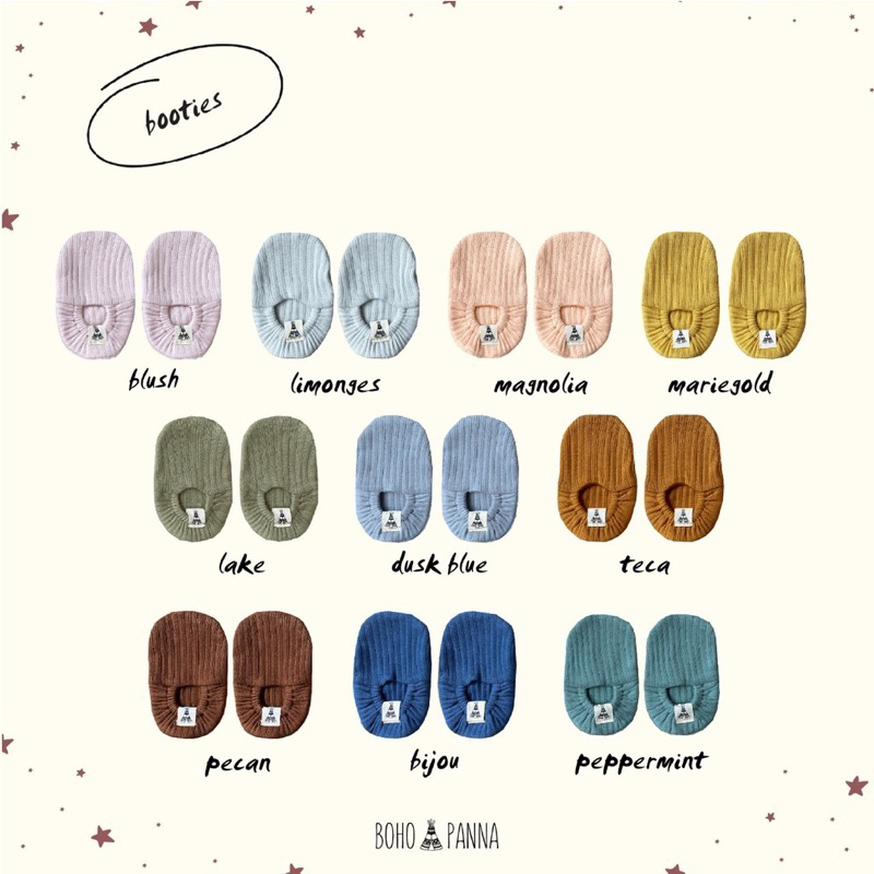 Baby Booties (Kaos Kaki/Sepatu) Bayi Bohopanna