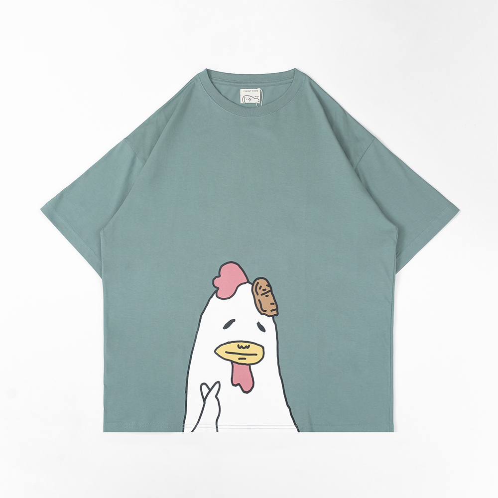 PEANUT STAIN - Phoenix Green Oversized Tshirt