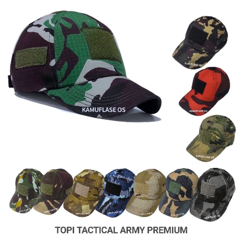 Topi tactical velcro military topi camo topi army topi loreng tni banser pp kamuflase dll ~ TOPI TAC