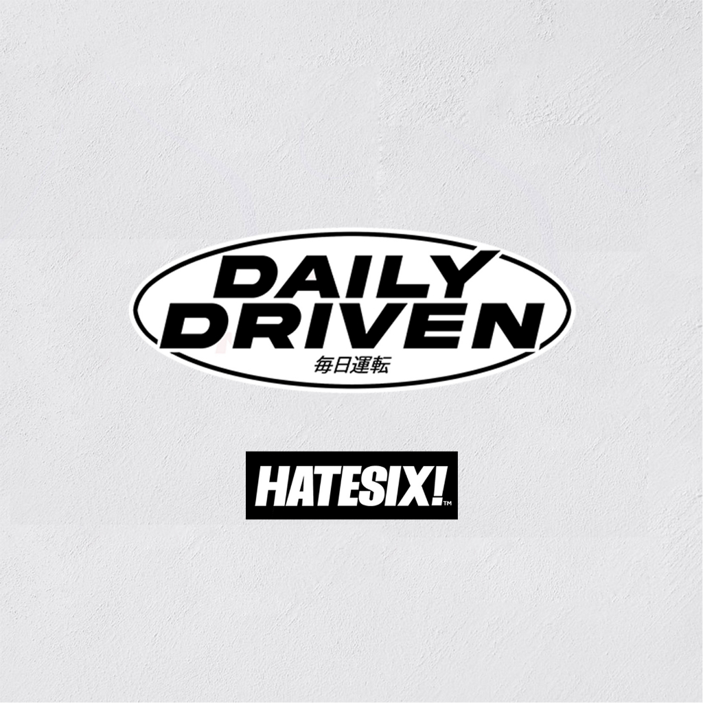 Stikcer decal Weekend Daily Ride Daily Weekend Driven Hatesix