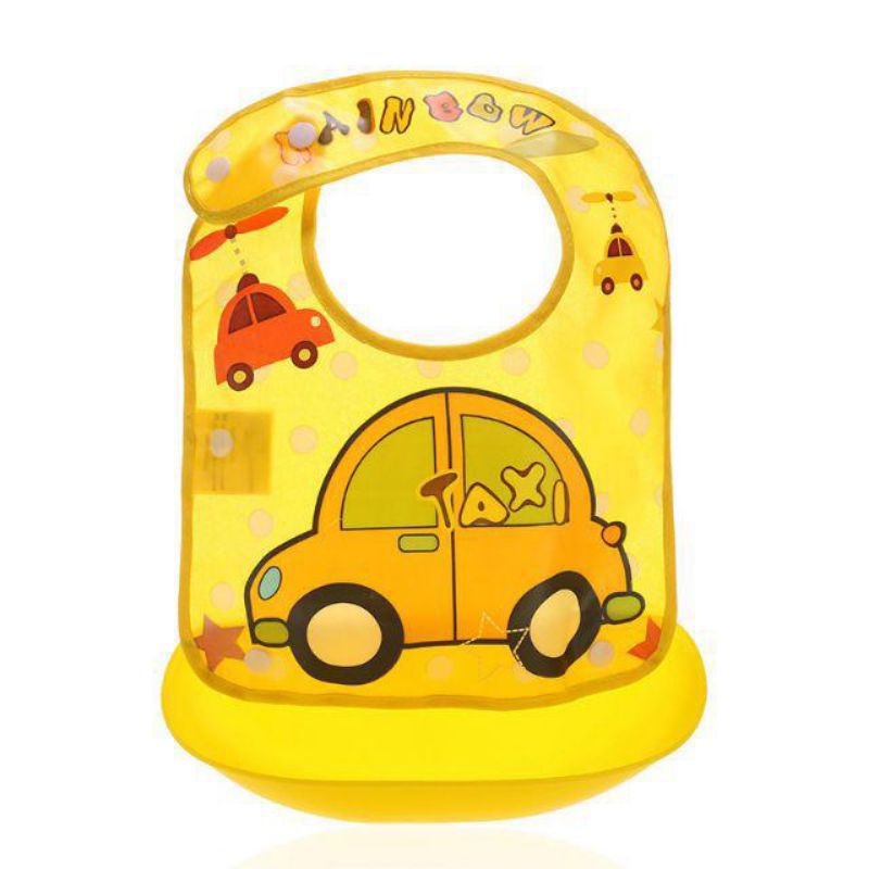 M1 Celemek makan bayi anti air waterproof Celemek Makan Bayi Waterproof