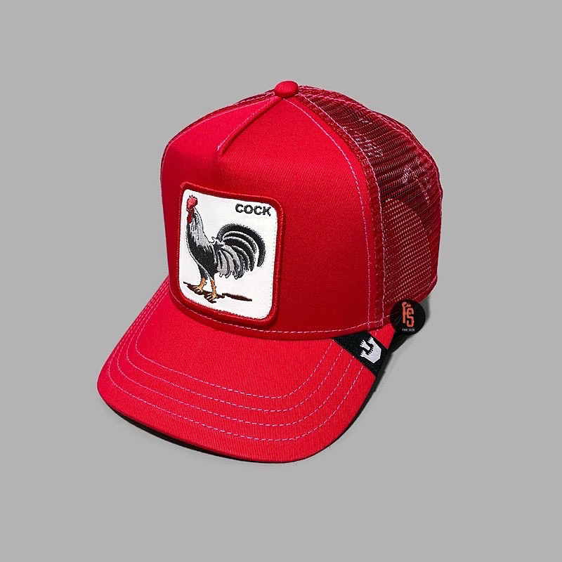 TOPI ORIGINAL GOORIN BROS TRUCKER TONAL COCK RED