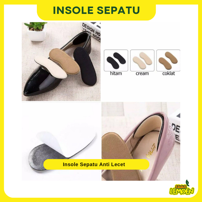 Insole Sepatu Wanita Alas Sepatu Tumit Anti Lecet Sol Sepatu